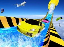 Water Slide Car Racing adventure 2020